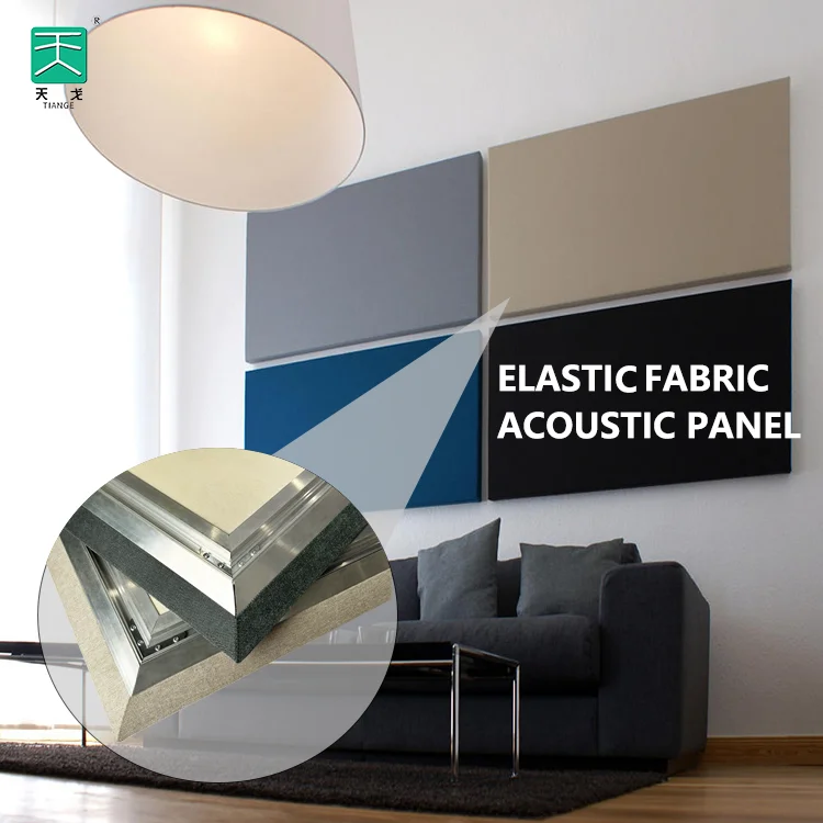 TianGe Clothing Soft Packaging Bag Sound-Absorbing Acoustic Sheet Board Fabric Recording Studio Soundproofing Wall Panel