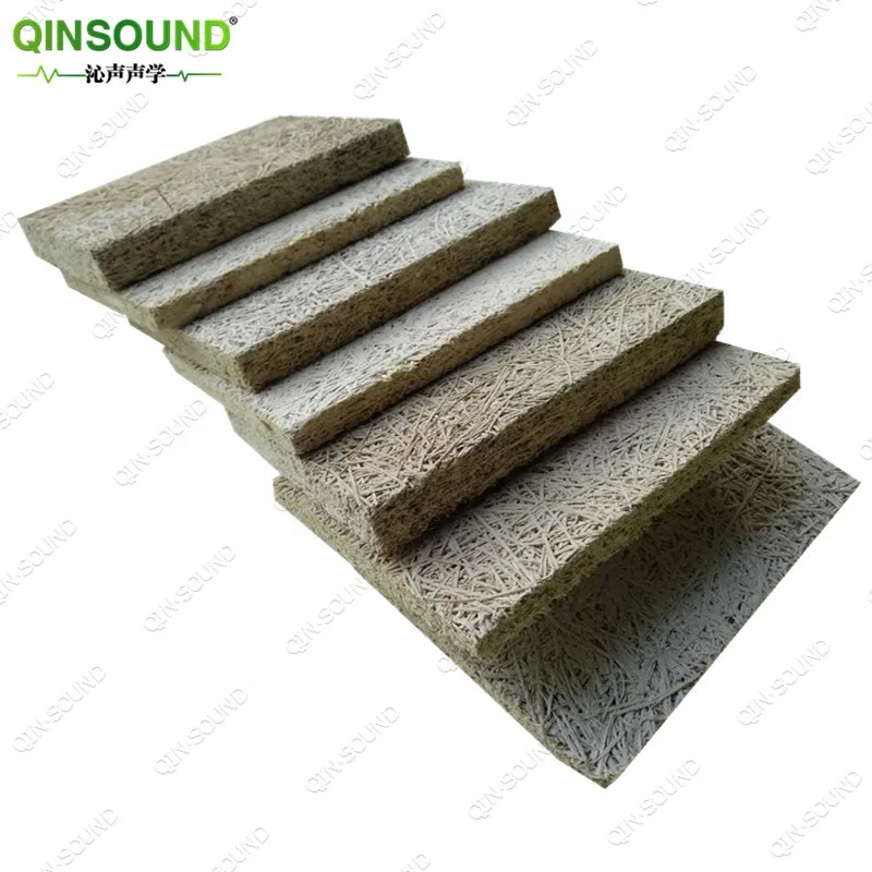 Eco-Friendly Anti-Fire Wood Wool Sound Insulation Board Coconut Fiber Acoustic Panel