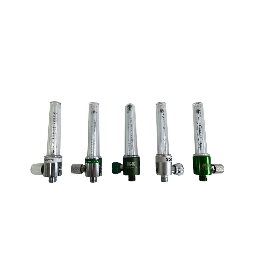 HG-IG Hospital medical flowmeter With humidifier,Wall oxygen flowmeter for  gas outlet