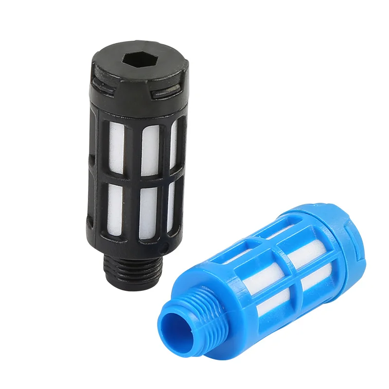PSL-01  Wholesale cylinder valve plastic pneumatic muffler for silencer fitting PSL