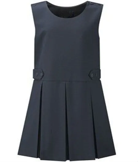 School Uniform Girls Woven Pleat Pinafore Primary School Graduation for School Shirt / Blouse Children 4-16years