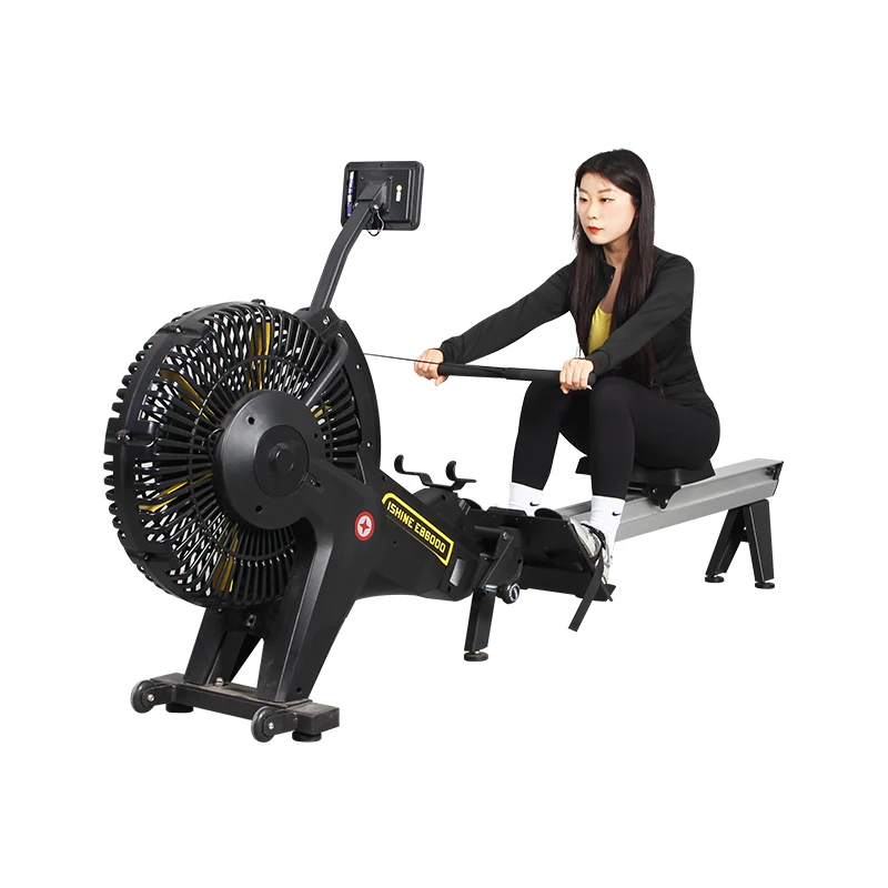 New Design Commercial Gym Fitness Equipment Indoor Magnetic Wind Resistance Rowing Air Rower Machine