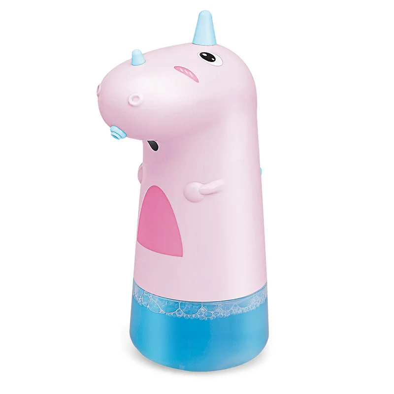 Automatic Smart Infrared Sensor Cartoon Unicorn Bottle Dispenser For Liquid Soap Touch Soap Dispenser With USB Powered  For Kids