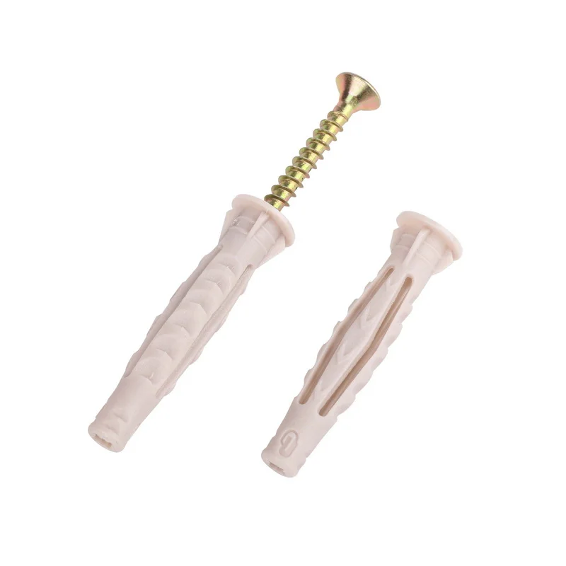 Popular size 8x40 drywall anchor hollow plastic cavity wall plugs high quality nylon plasterboard anchors