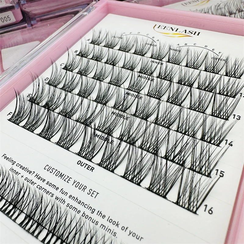 Wholesale individual at home lash extensions professional diy lash tray kit diy lash extension kit private label