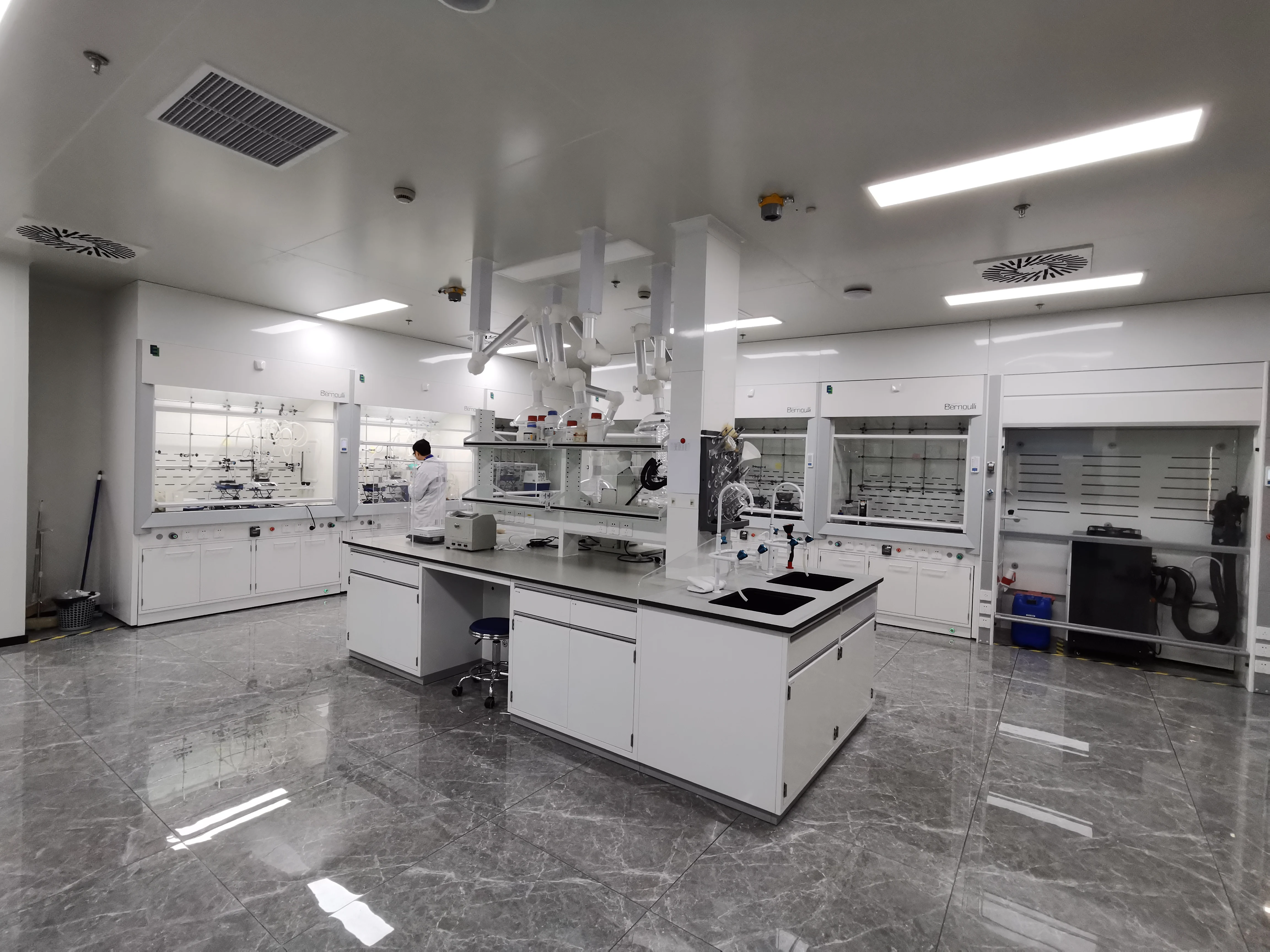 Factory direct sales school chemistry laboratory workbench laboratory furniture anti-corrosion console