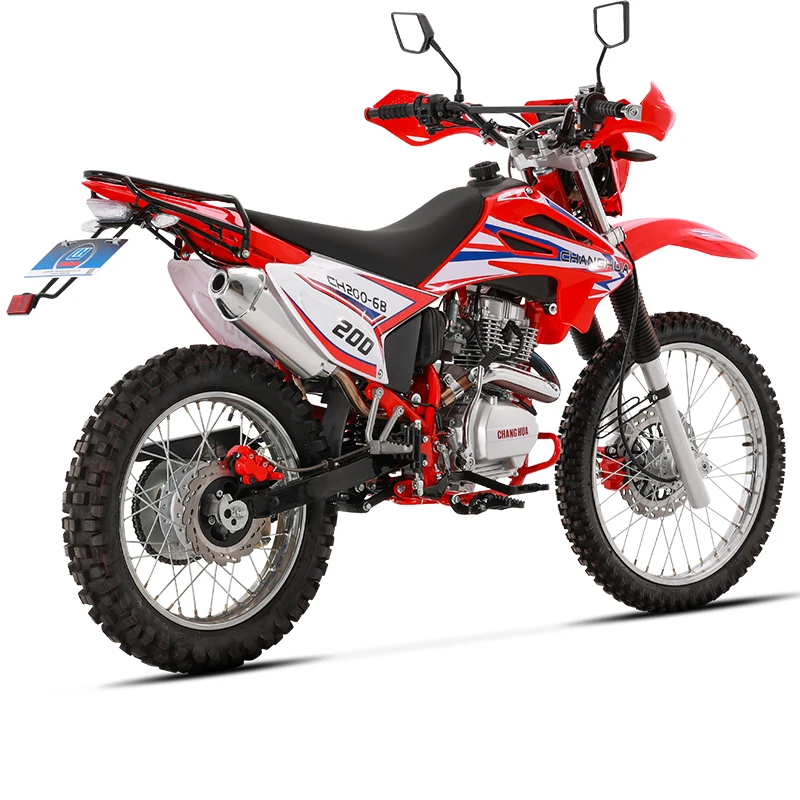China factory off-road motorcycle gasoline four stroke air-cooling 200cc dirt bike street legal motocross sports motorcycles