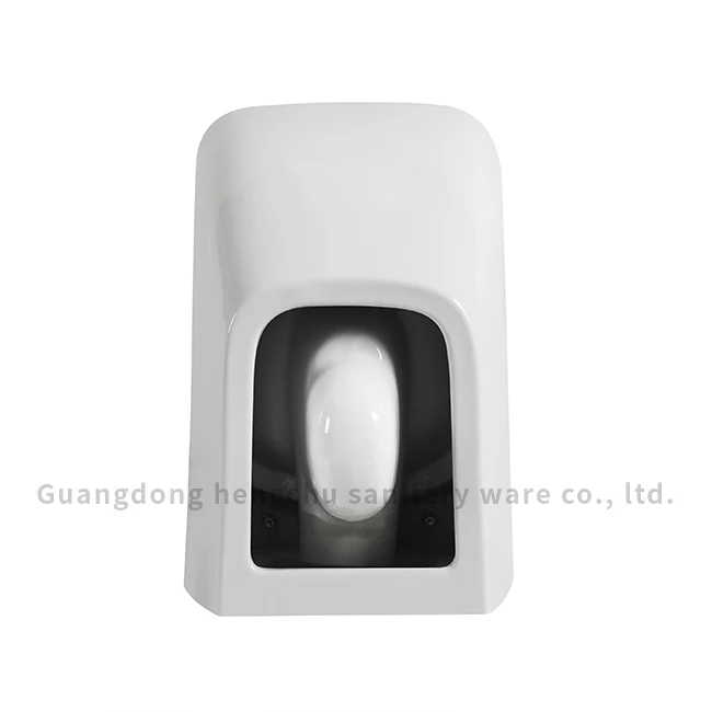 New square hanging toilet p-trap ceramic commode bathroom rimless wall hung toilet dual flushing inodoro with concealed cistern