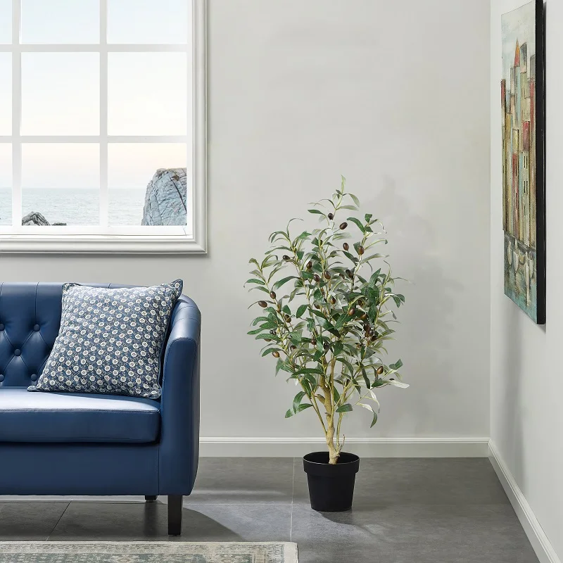 80 см, яркие искусственные растения, оливковое дерево, горшечные растения, искусственные растения, украшение для дома