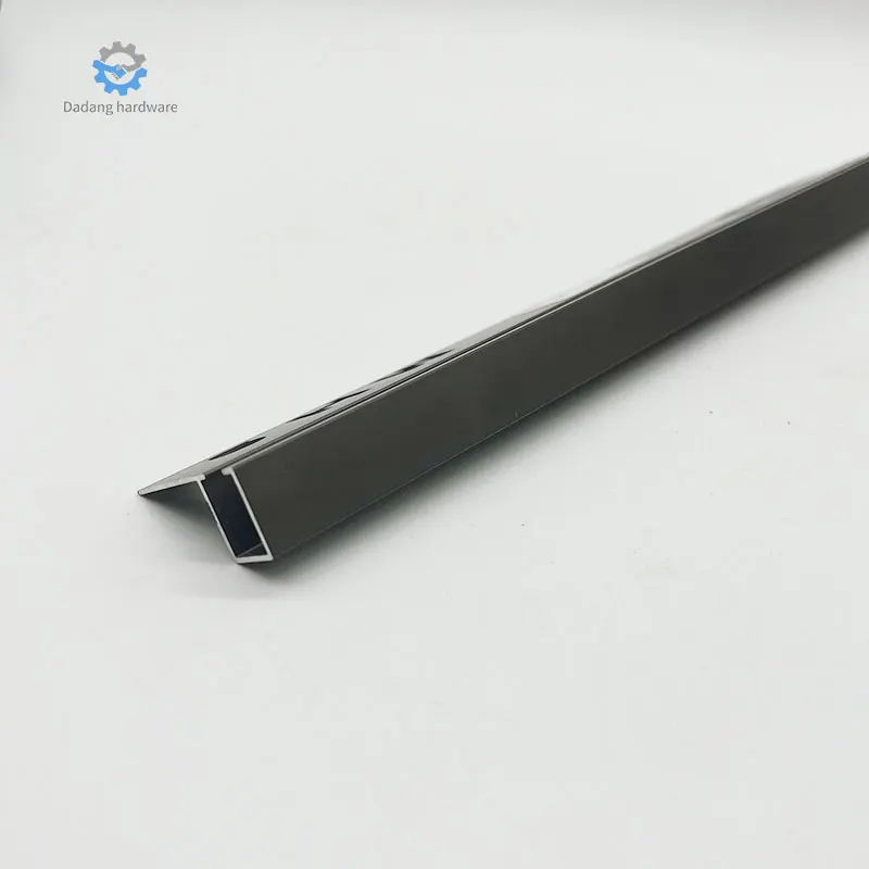 12 mm 13mm Height Decorative 6063  Aluminum Profile Wall Ceramic Tile Outside Corner Edge
