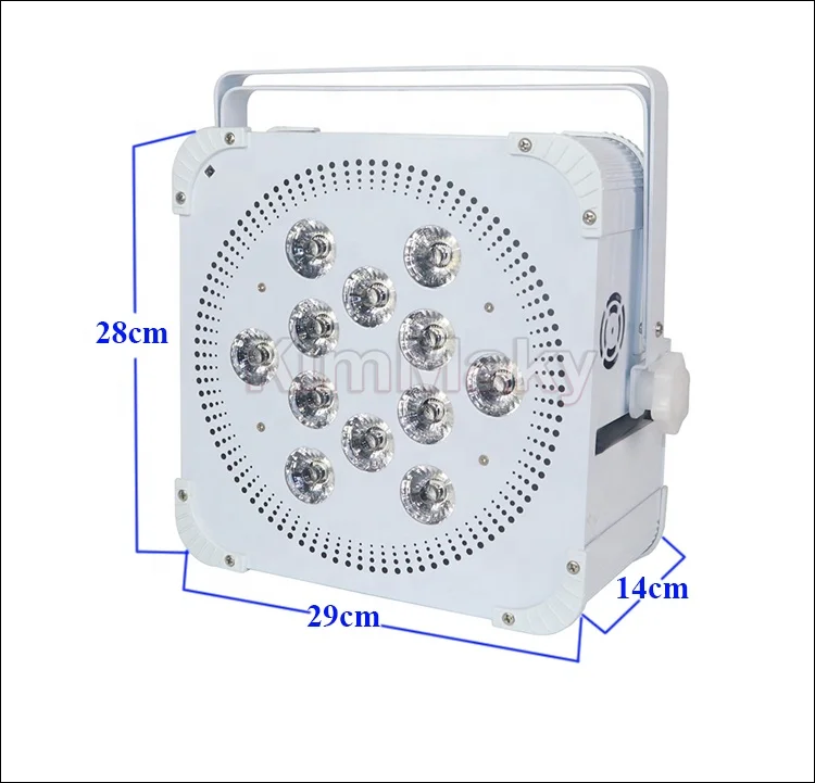 12 шт. 6 в 1 2 4G WDMX IR remote LED Uplight (LCD)