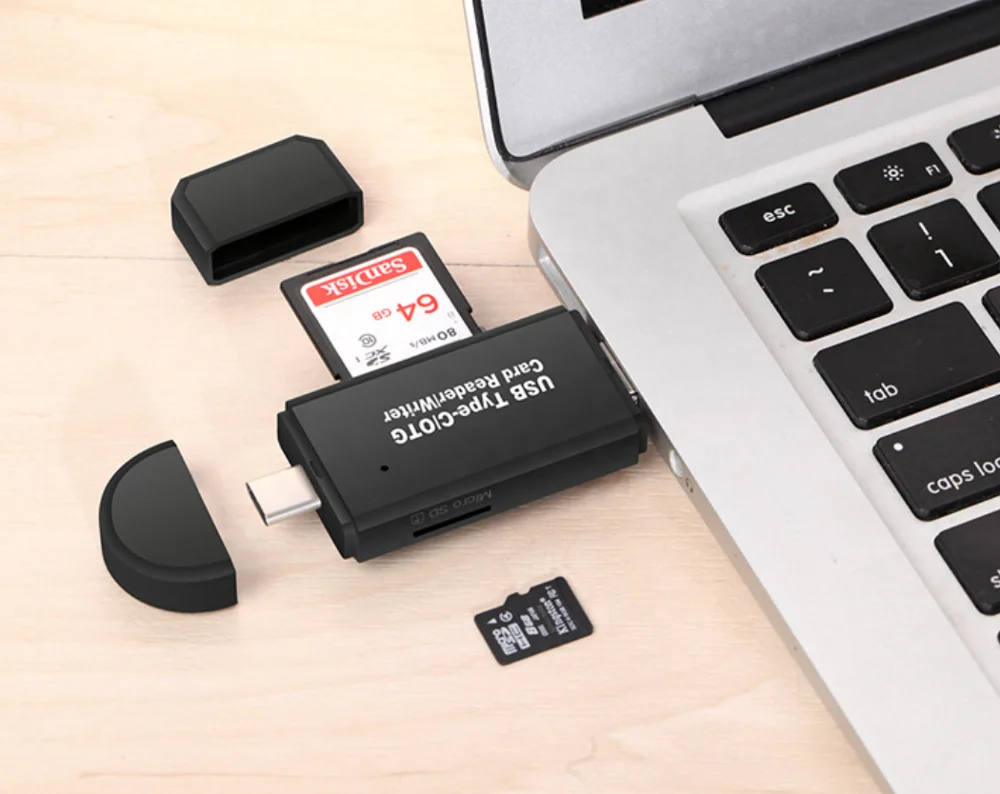  Лидер продаж на Amazon устройство чтения карт USB Type C Micro OTG SD TF