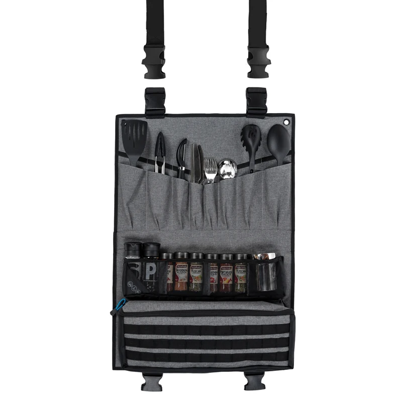 outdoor storage buddy picnic utensil holder soft hanging camping kitchen accessories organizer