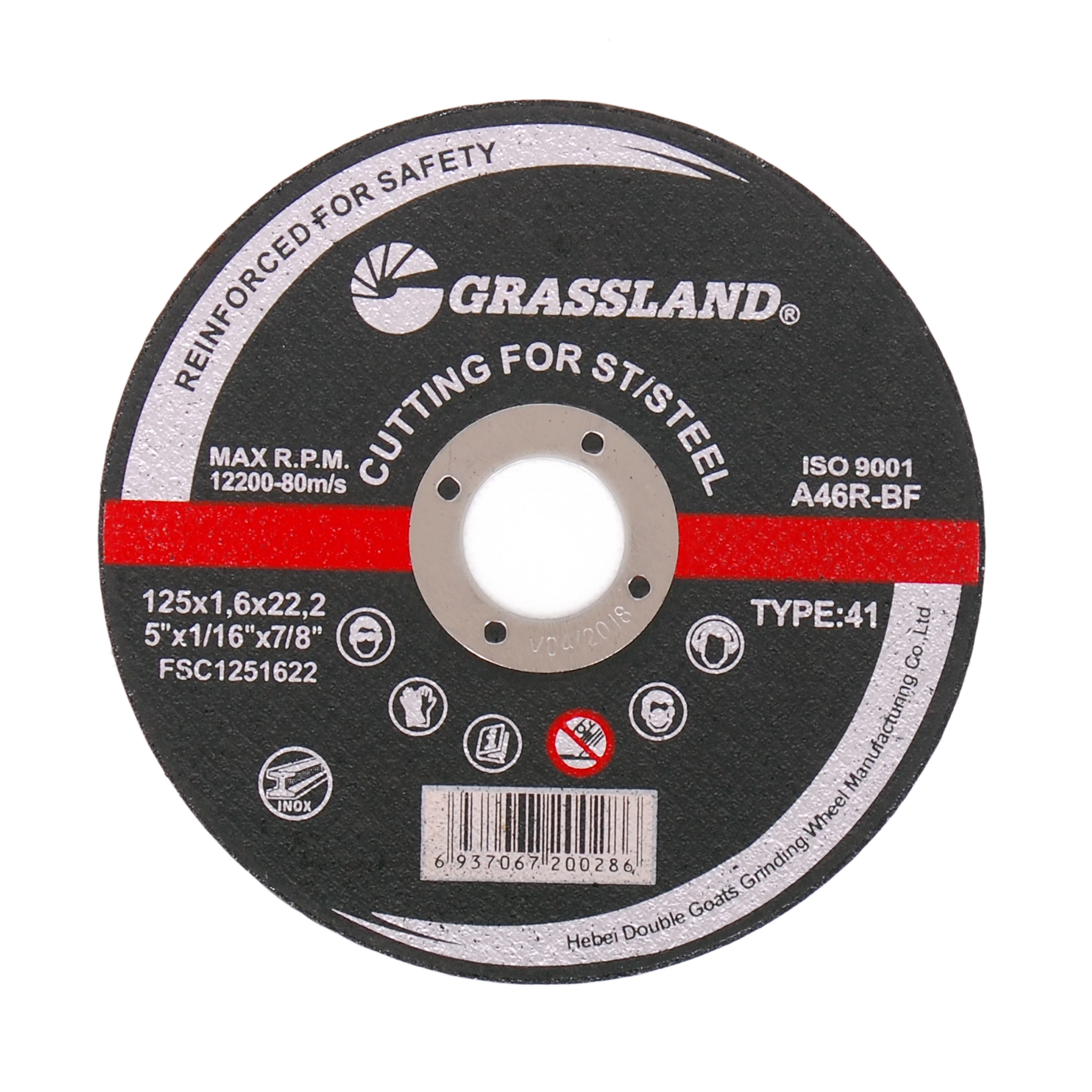 
Reinforced fiberglass angle grinder cutting disc cutting wheel for steel 