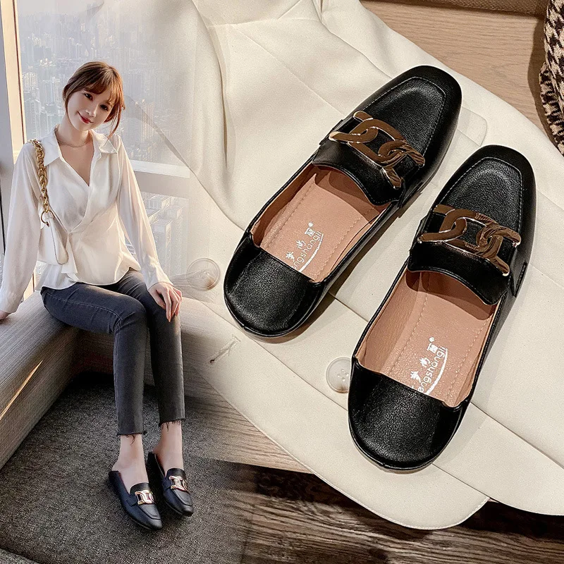 205 high quality low price 2023 women loafers ladies flat shoes