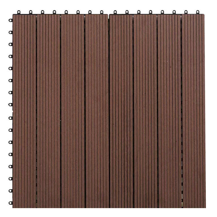 Interlocking Wpc Deck Tile Outdoor Composite Wood Wpc Deck Diy Interlocking Floor For Porch Terrace Garden