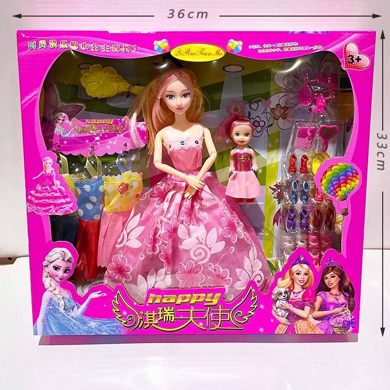 Fashion Princess Girl Toy Mini Doll or Dressing Clothes, Shoes Accessories Princess Doll Girl
