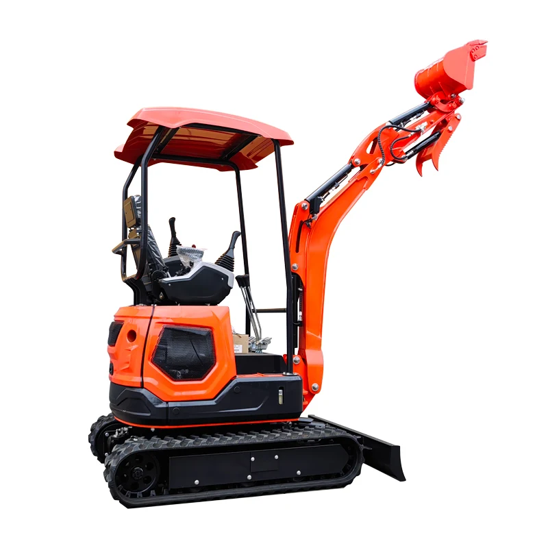 Mini Excavator 1.8 Ton CE EURO5 Fast Delivery mini small excavator 1 ton 2 tons chinese Crawler mini digger excavators for sale