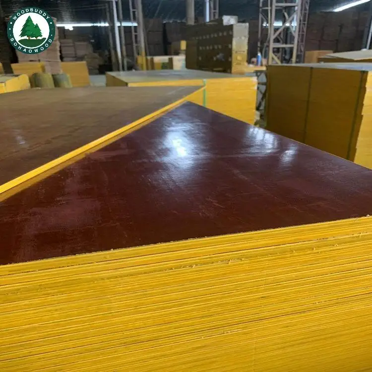 Film Faced Plywood LVL Construction Formwork for Concrete 4x8 Veneer Plywood Black Yellow Red Brown Laminated Plywood