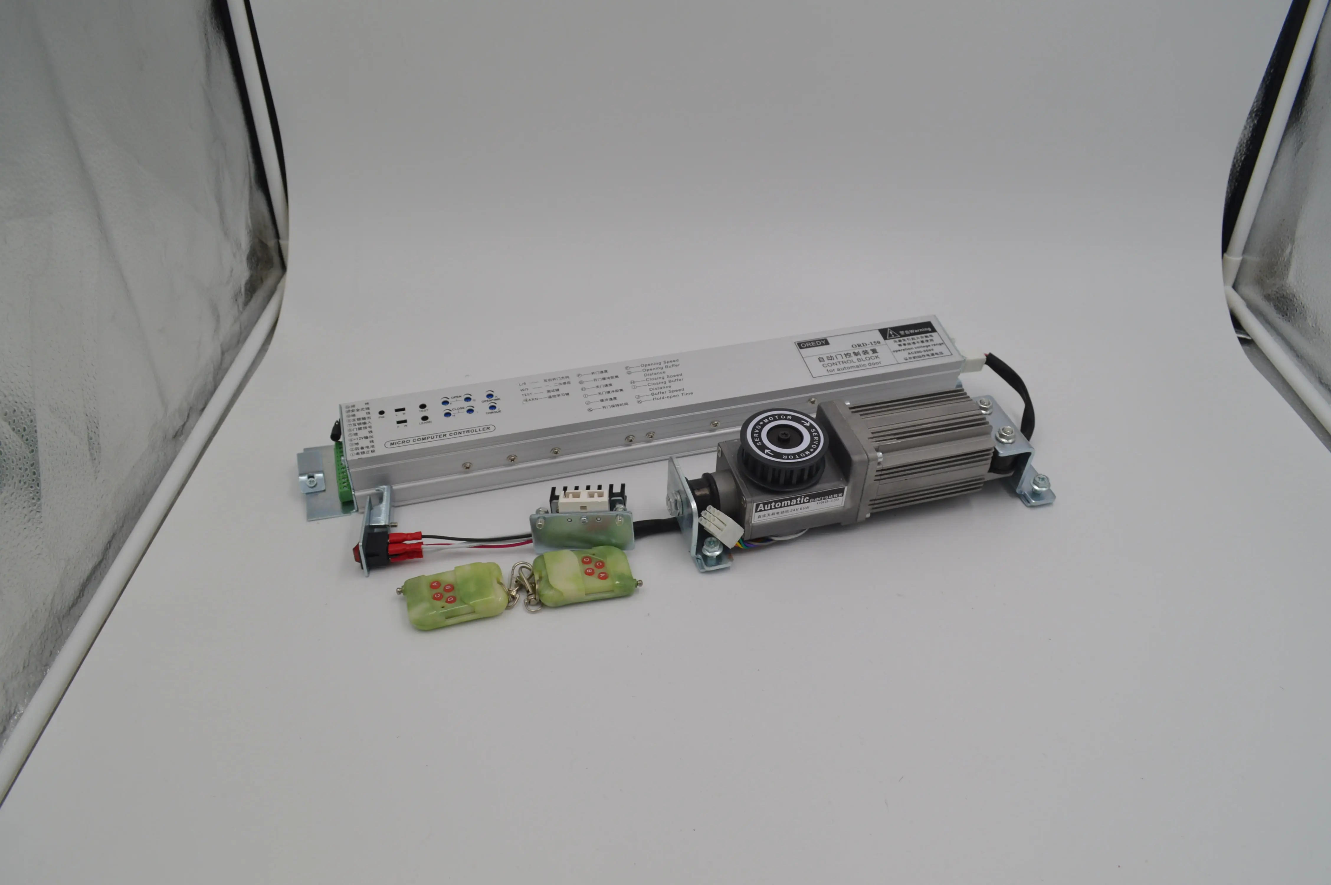 Oredy Smart Sensor Commercial Electric Automatic Sliding Door Machine Operator Motor With Remote Control