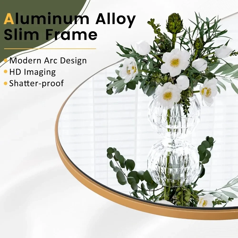 Aluminum Multiple Colors Household Wall Mounted Fitting Dressing Mirror Home Decor Stand Floor Mirrors Full Length Large Size