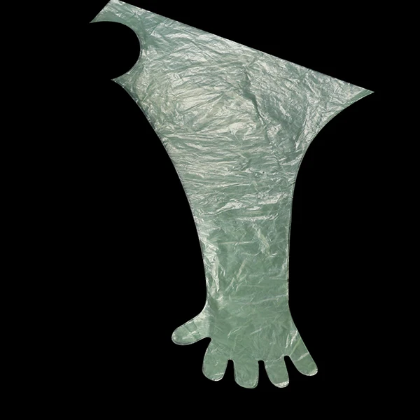 
OEM factory veterian inspect EVA PE disposable Veterinary glove with shoulder 