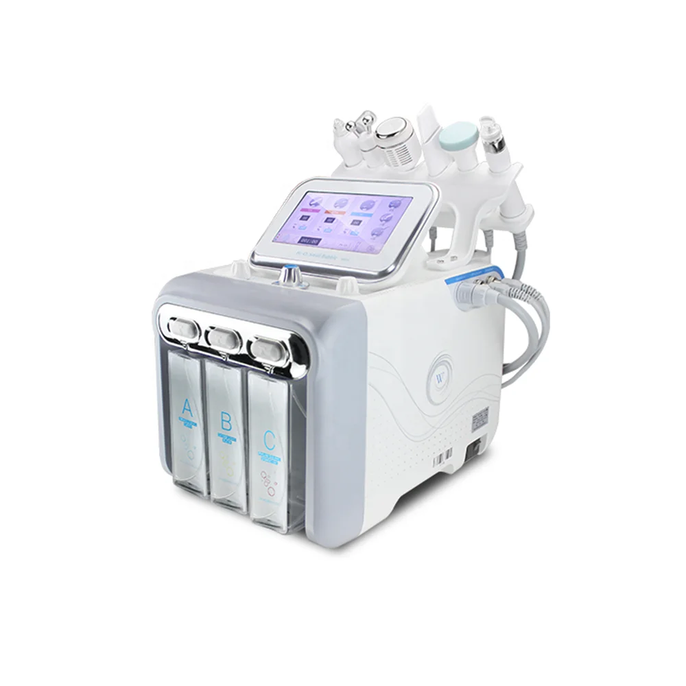 Beauty salon best 6 in 1 skin care products face machine multi-functional hydra personal skin treatment