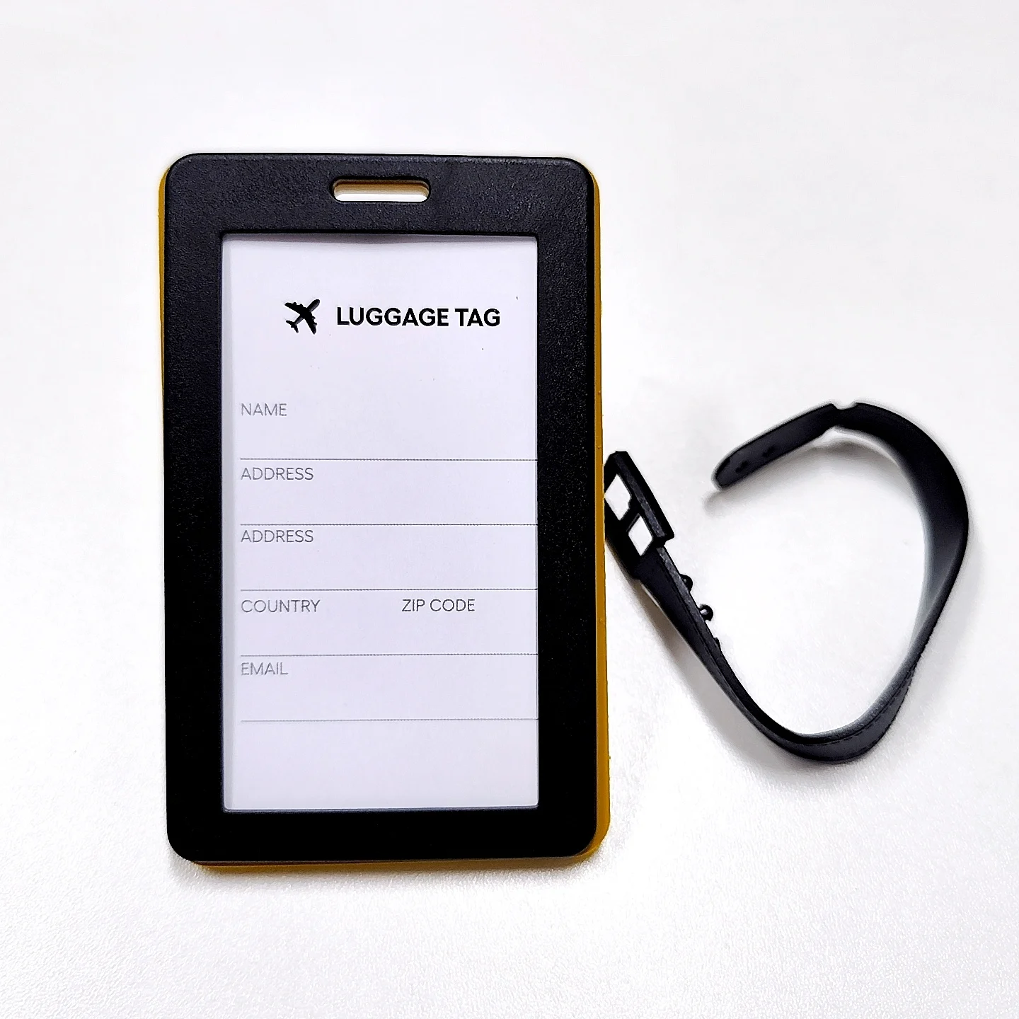Factory OEM Custom Insert Card Golf Bag Tag Travel Tag 3D Design Logo PVC Rubber Luggage Tag for Promotional Gift