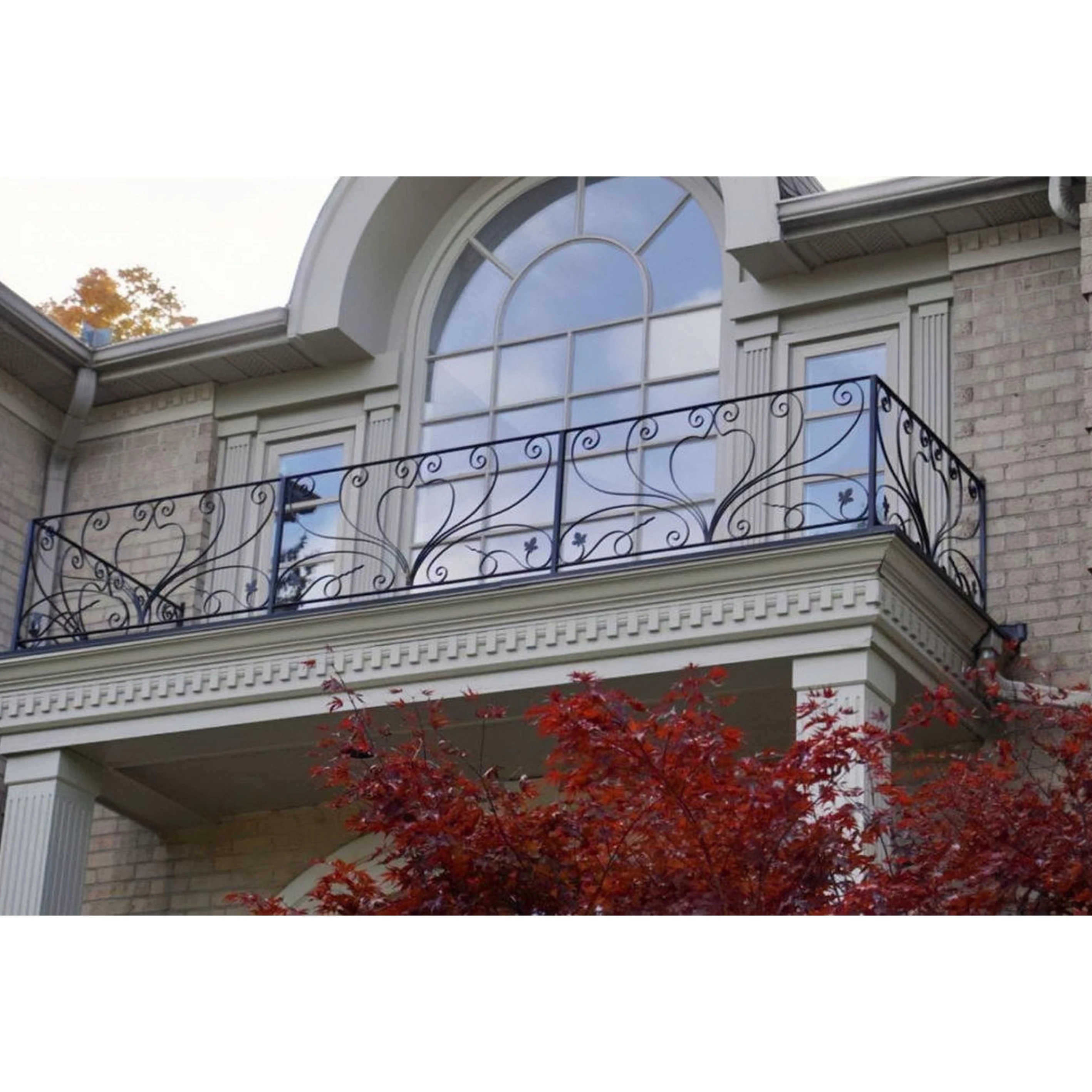 Direct Sales Interior Stair Railings Used Wrought Iron Metal Balcony Railing