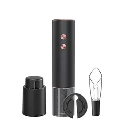 New Unique Portable Rechargeable Automatic Electric Wine Bottle Opener Set