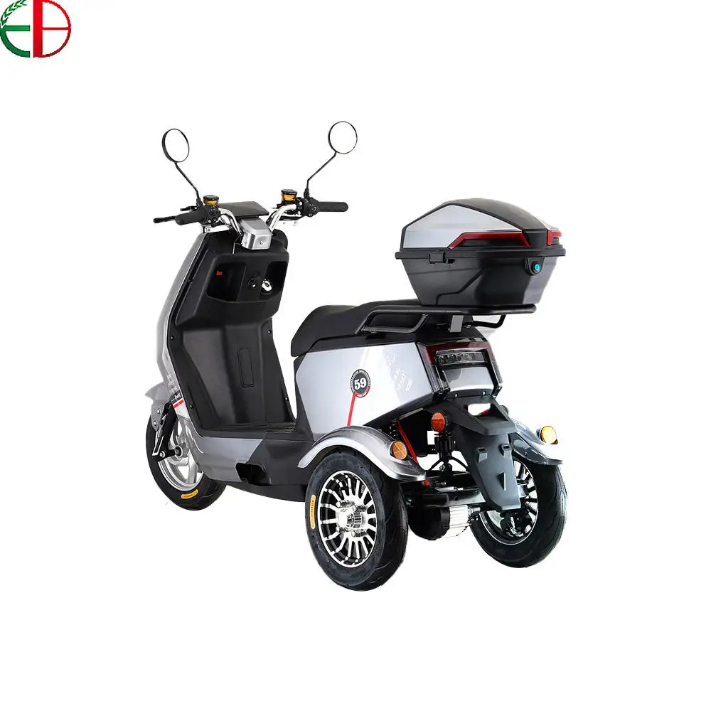 EEC Factory Direct Sale 800w 60v20ah Cheap Price Big Three Wheel Adult Powerful Electric Tricycle