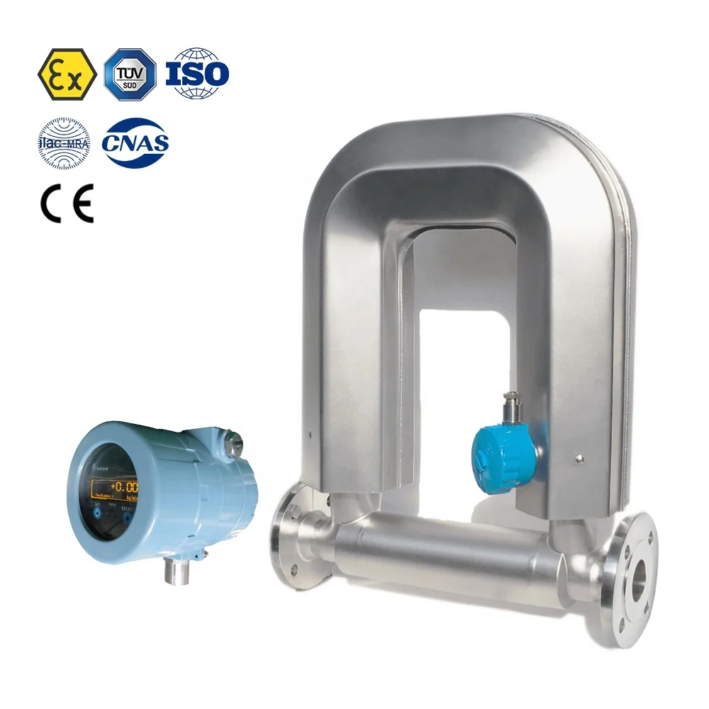 
ATEX CE approved Coriolis mass flow meter 