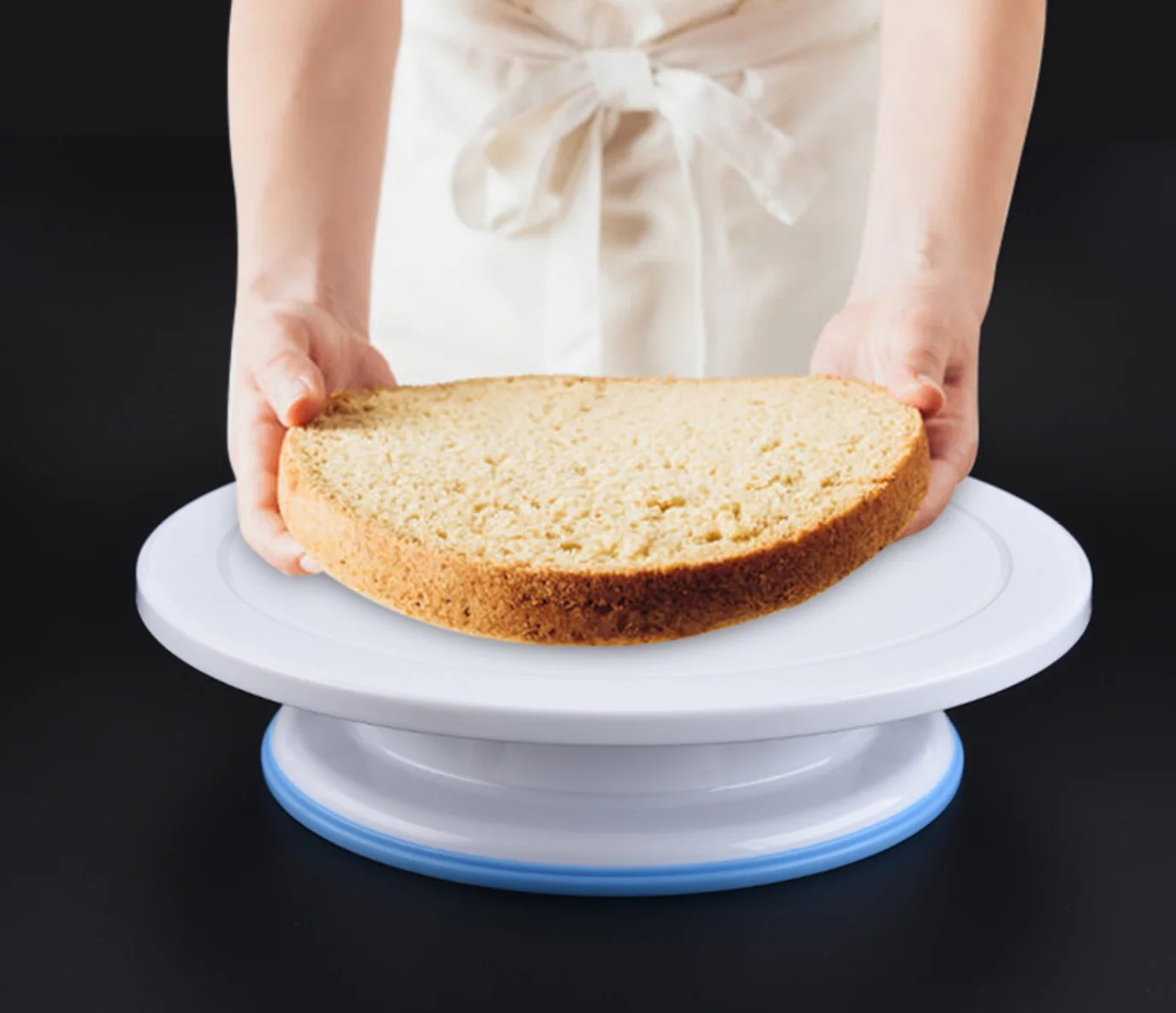 
11Inch Plastic Cake Turntable, Rotating Cake Stand,Cake Decorating Stand 