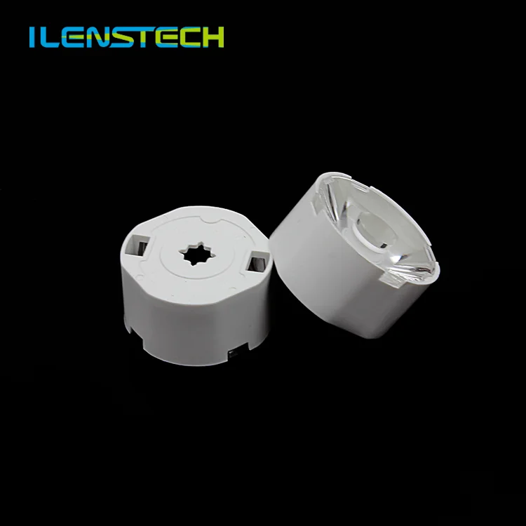 Ilenstech 8 degree narrow beam led lens with Self-adhesive tape /23mm lens secondary optics