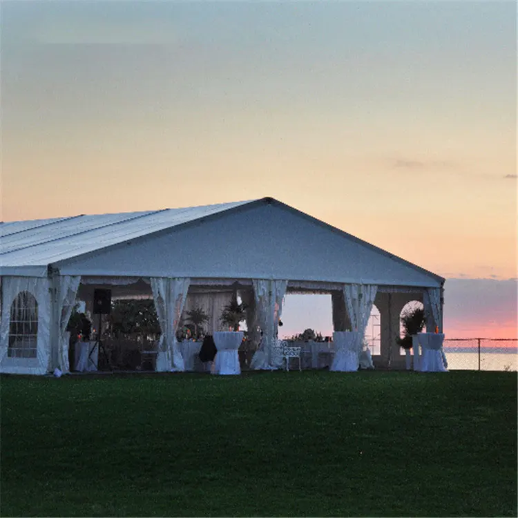 Outdoor Luxury Exquisite Design Wedding Tents Ceiling Drape Romantic Wedding Tent