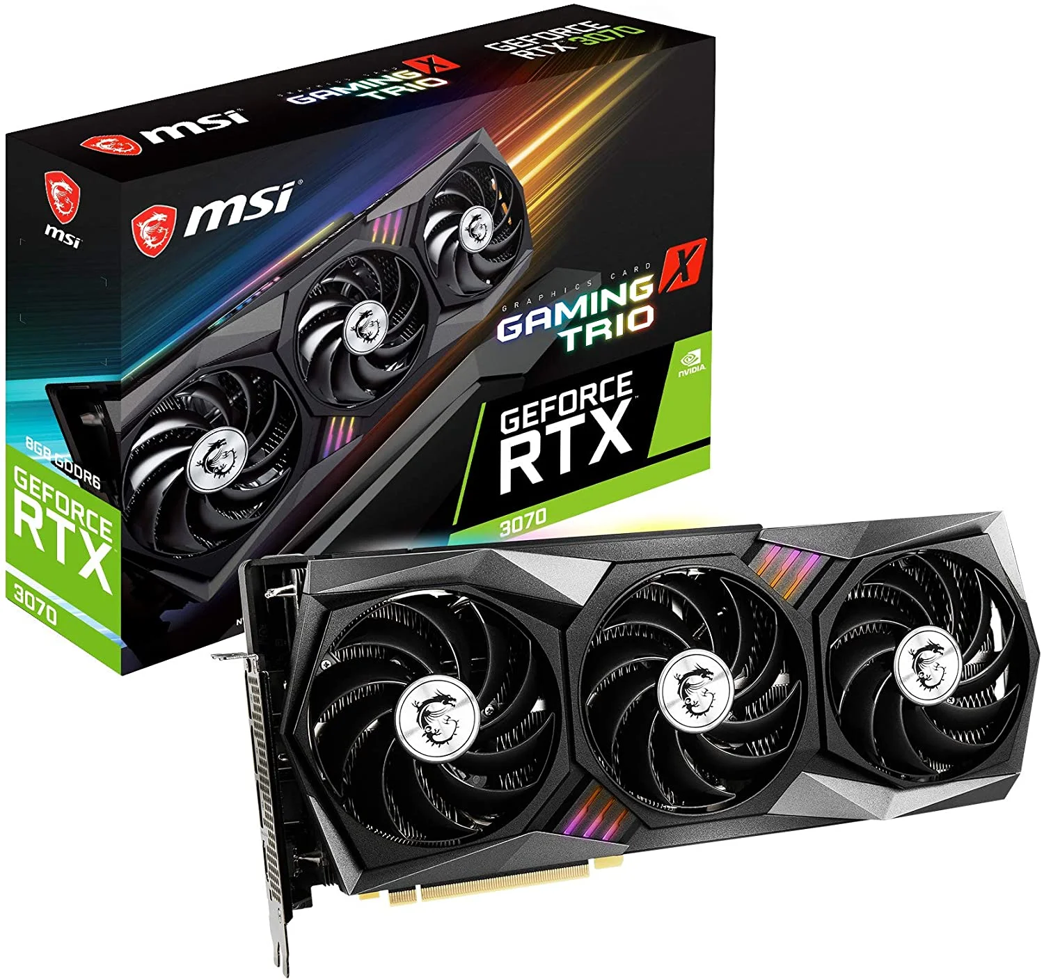 Лидер продаж 2021 совершенно новые графические карты RTX 3070 красочные RTX3080 Ti GTX3070 8 Гб без LHR в