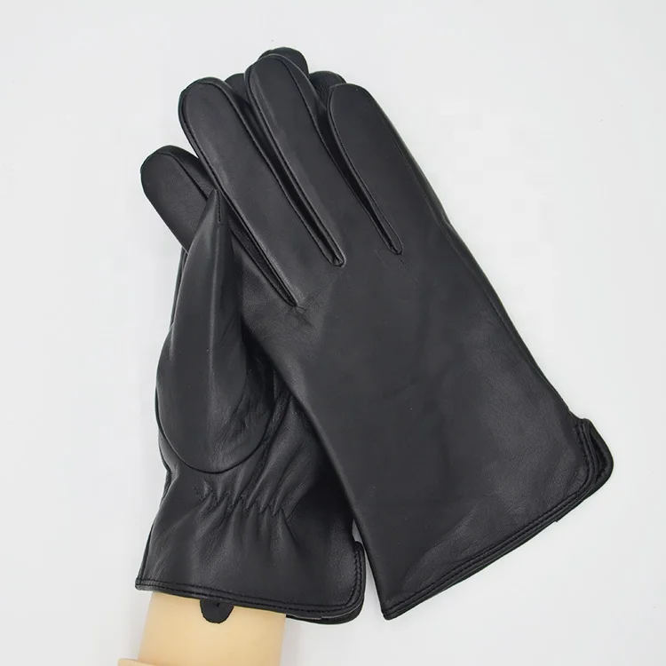 2022 Wholesale fashion High Quality winter touch screen Keep Warm real Cabretta /sheepskin/lamb leather Gloves men