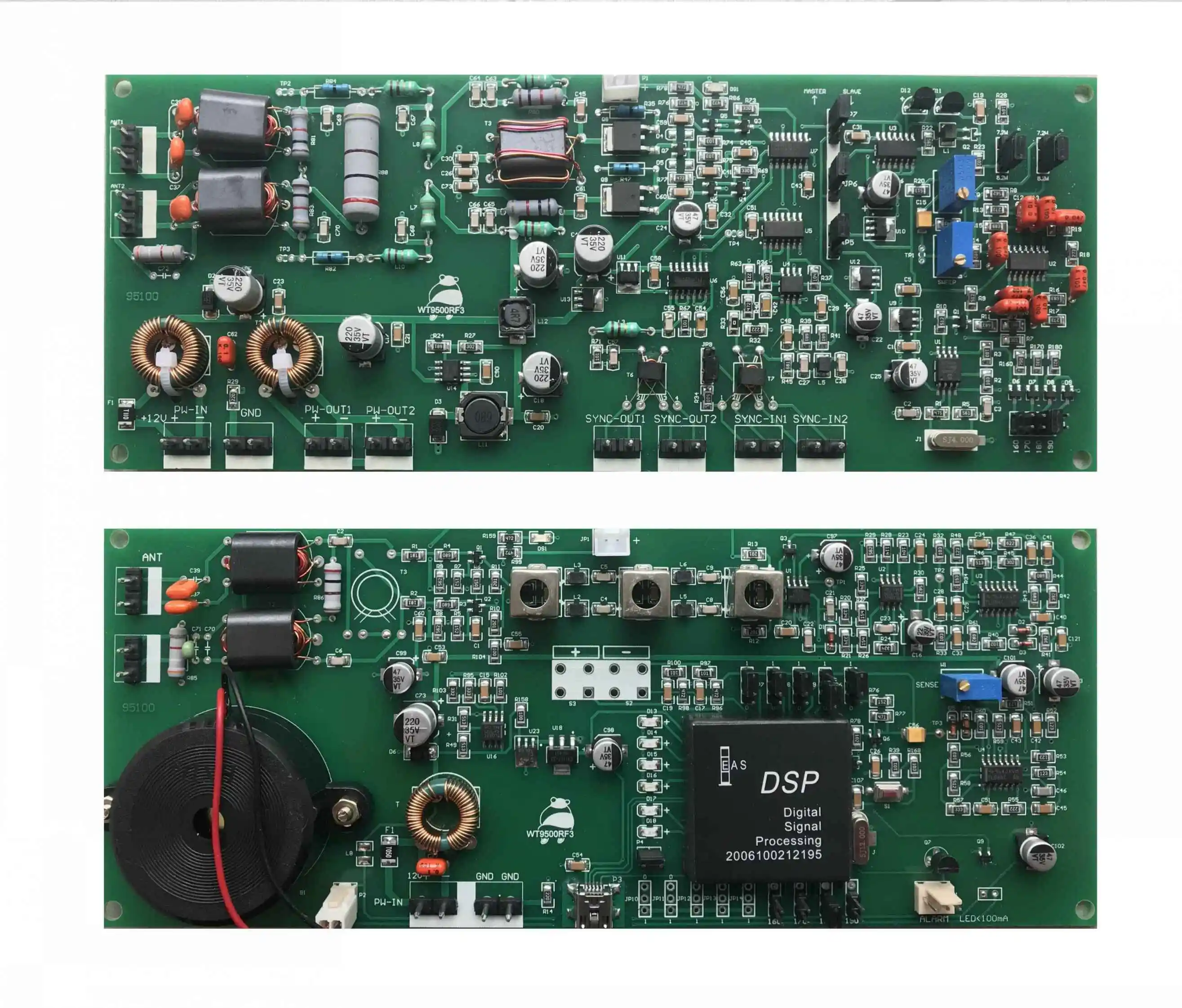 Розничная безопасность 8 2 МГц DSP плата RF Система 95100 EAS главные
