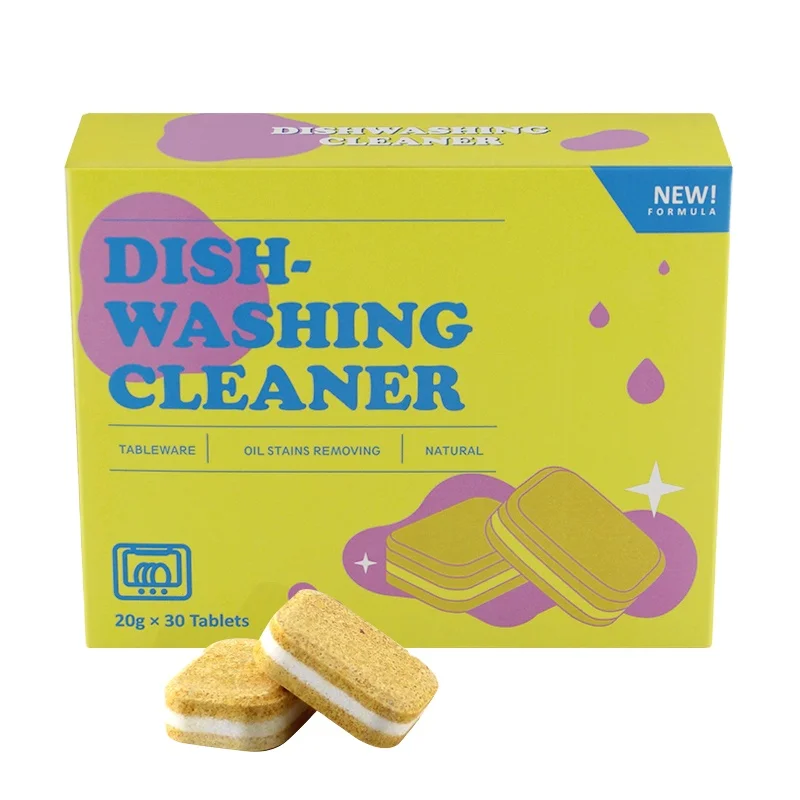 Hot Sale 20g Disposable Household Solid Detergent Film Effective Dishwasher Cleaner