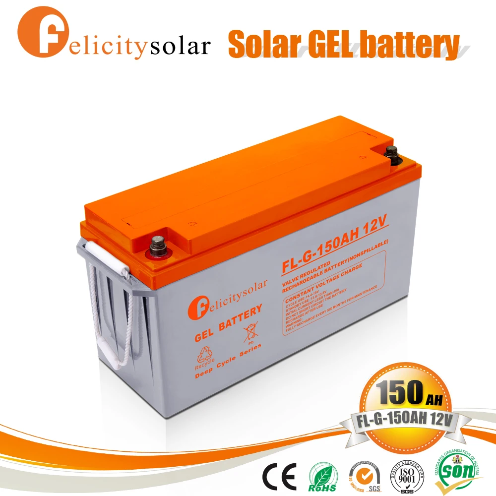12V GEL battery solar 150AH GEL battery lead acid battery