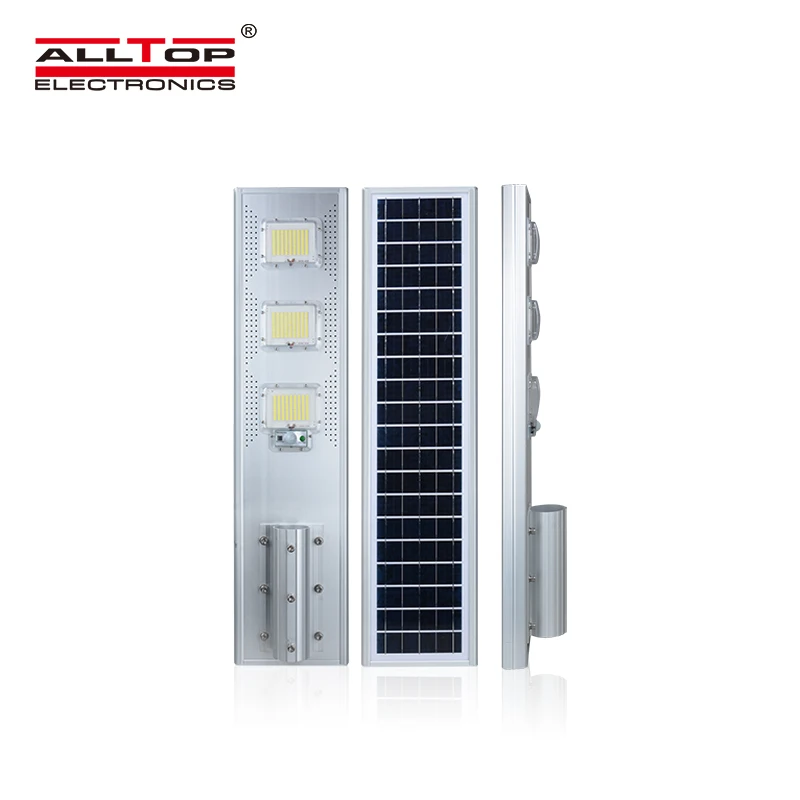  ALLTOP оптовая цена ABS пульт дистанционного управления IP65 60 Вт 120 180 все в одном Солнечный светодиодный уличный