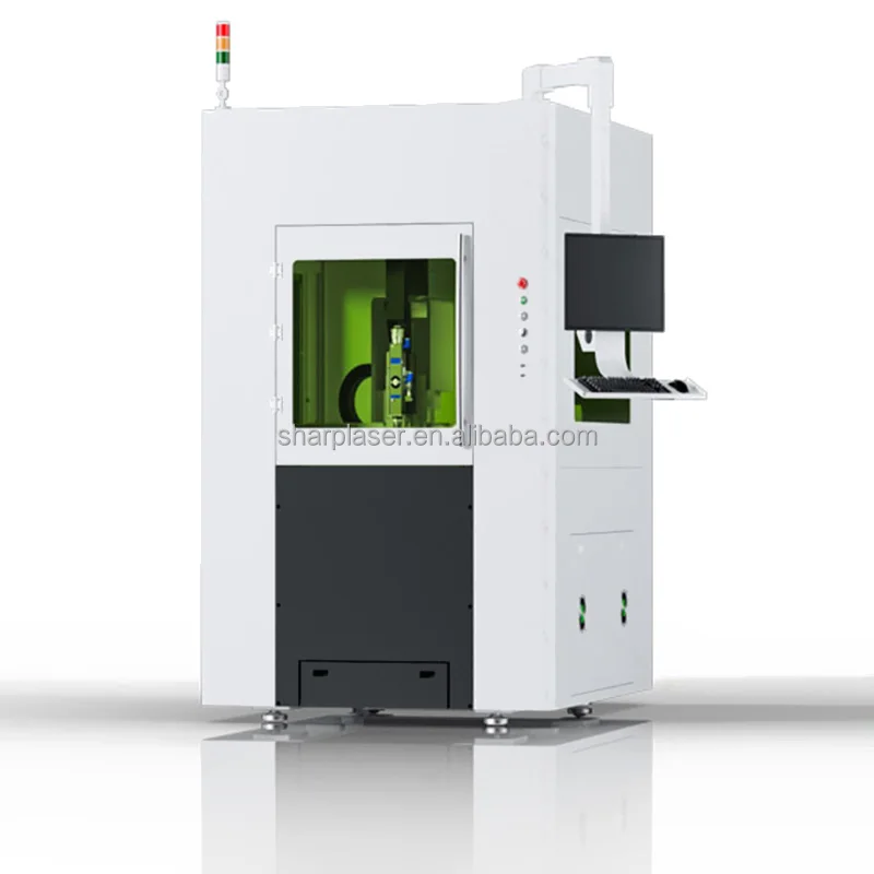 thin plate enclosed small mini fiber laser cutting machine jewelry gold silver aluminum metal 1000w 1500w 2000w 3000w