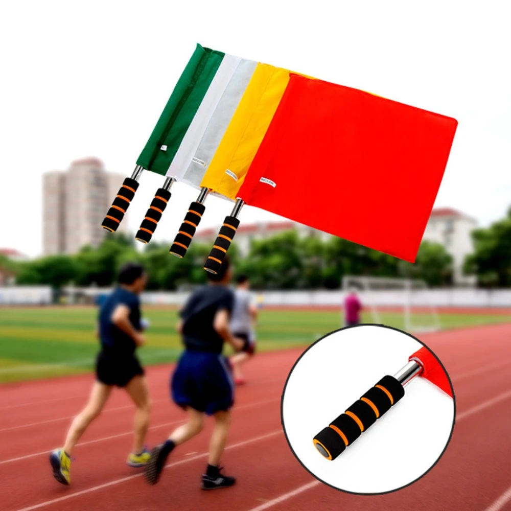 Hot Sales Polyester Play Sports Match Football Soccer Signal Flag