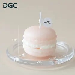 DGC Wholesale Diy handmade Macaron Shaped Candle Fragrance Cute Home Decoration Gifts Funny Message Scented Candle Manufacturers
