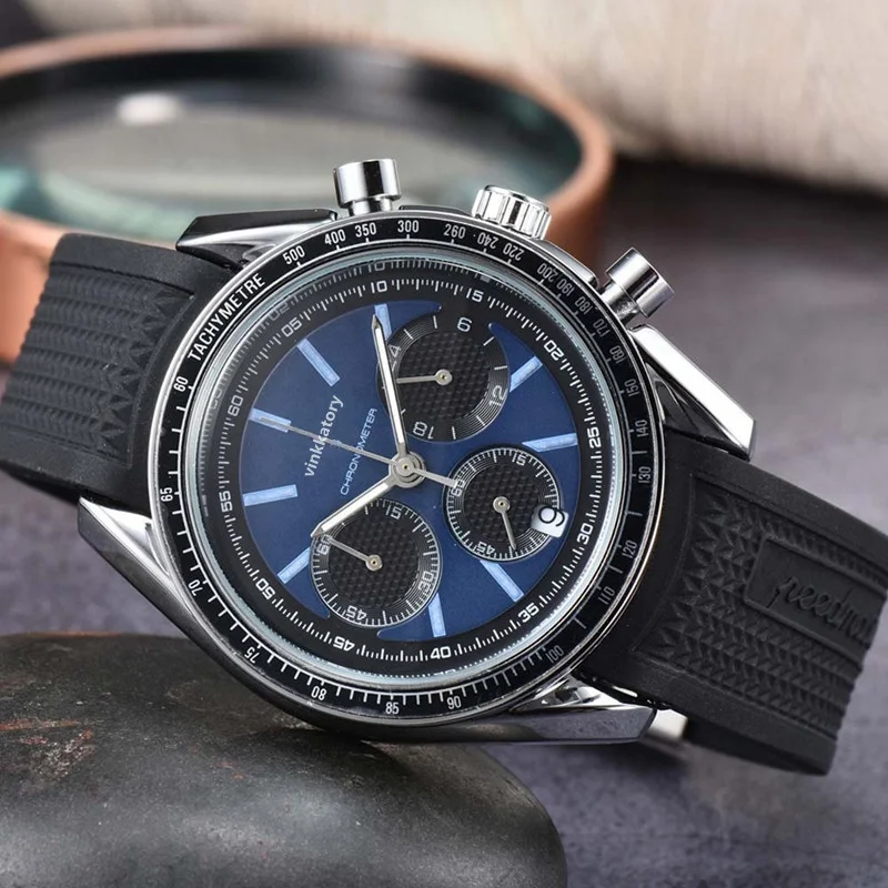 High Quality wholesale Luxury Original Brand Classic  Business Multifunction Clock Jewelry Bracelet Sports Quartz Watch for Men