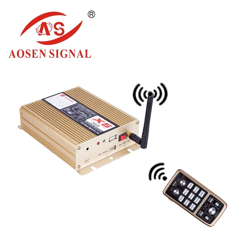 Motorcycle security alarm system with horn and siren speaker AS-320