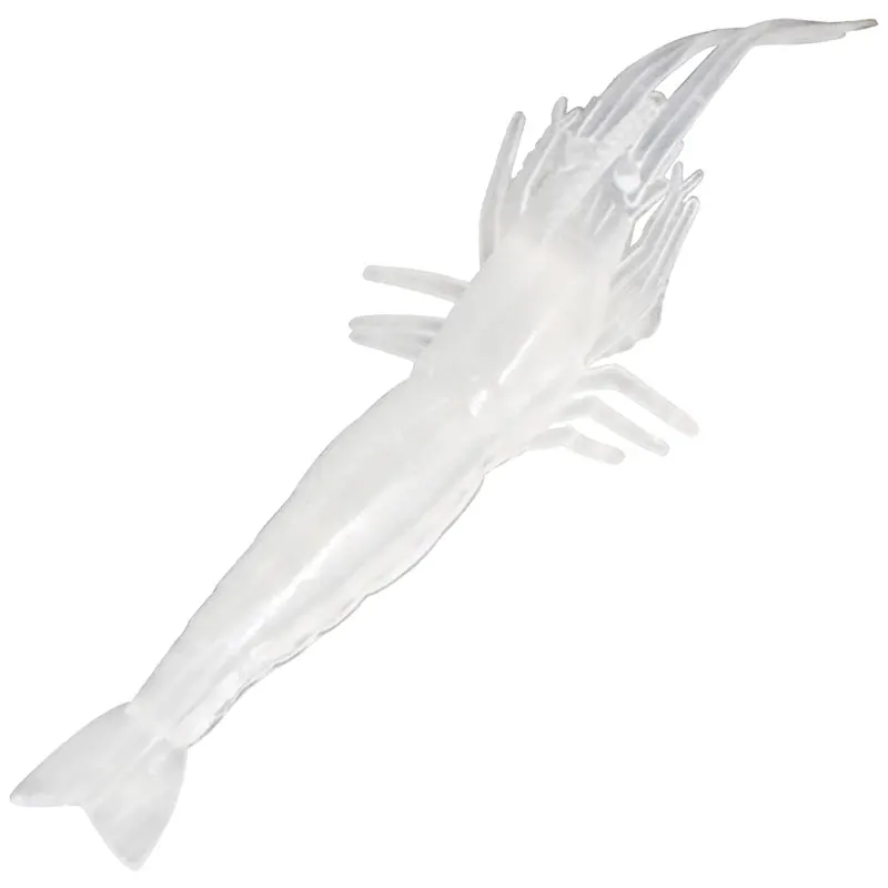 GASTORNI 9cm 3.8g Sea Fishing New Saltwater Shrimp Lure Fishing Lures Shrimp Jelly Blue