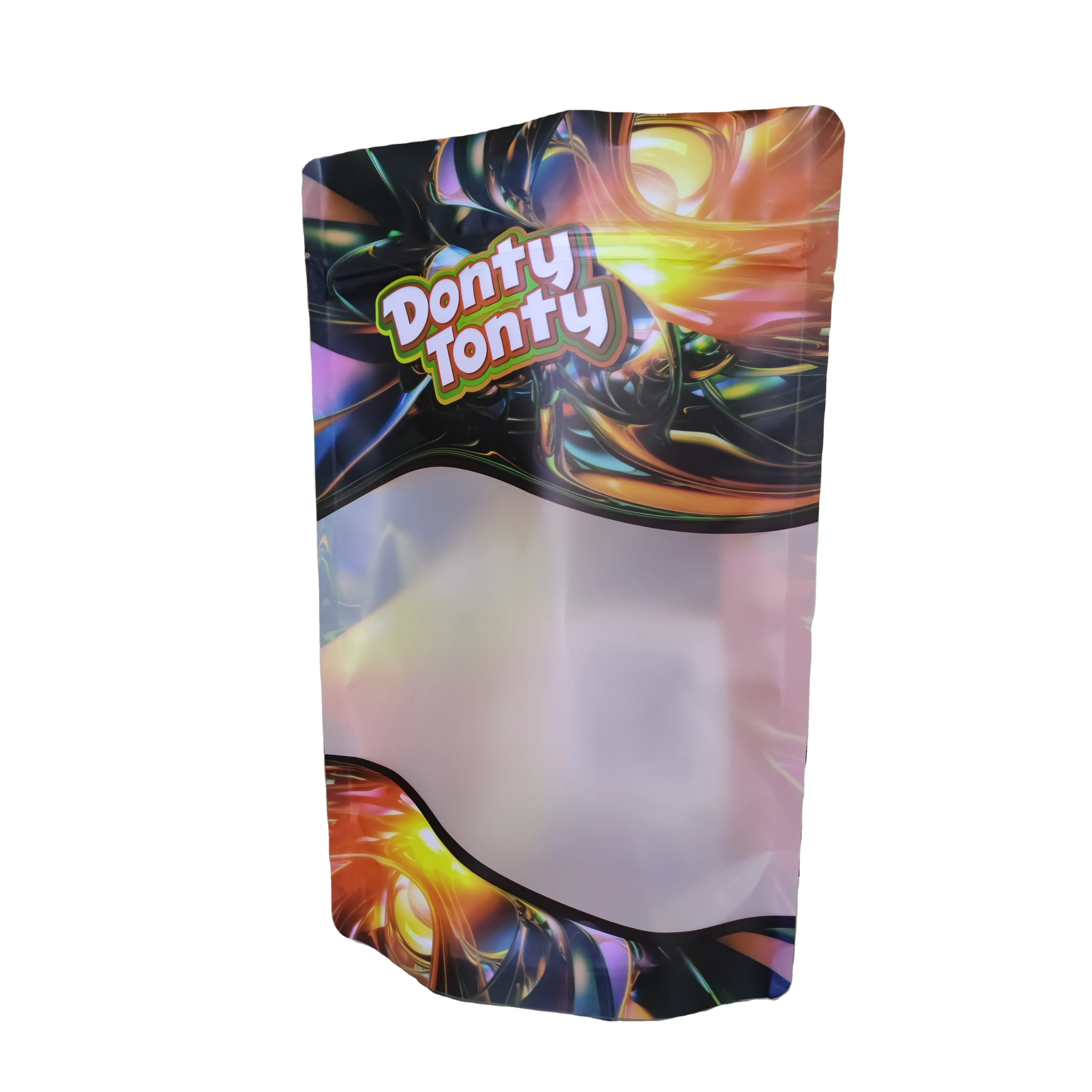 China Wholesale 15x22cm Glossy Matt Aluminum Plastic Smell Proof Mylar Stand up Pouch