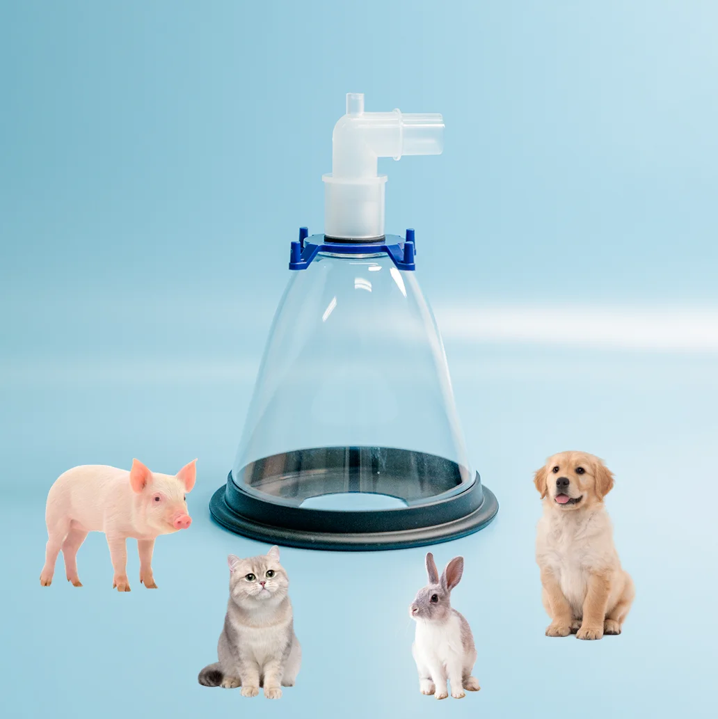 High Quality Veterinary Equipment Pet Dog Anesthesia Oxygen Mask Animal Anesthesia Mask