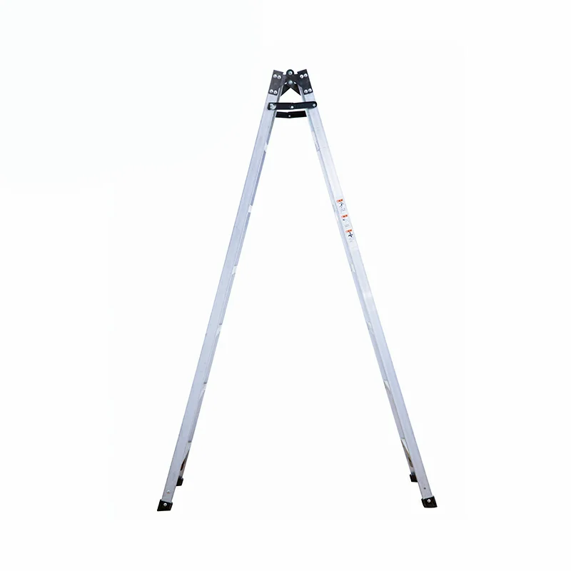 Top quality heavy duty mobile Aluminum Ladder reinforced ladder foldable adjustable telescopic step ladder